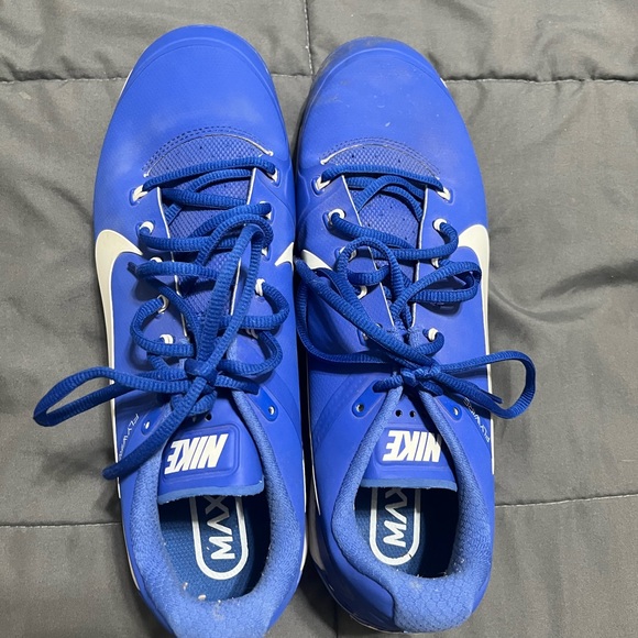 Blue Nike Baseball Cleats - Picture 3 of 5